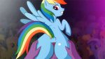  2016 animated audience bonbon_(mlp) butt colgate_(mlp) cum cum_in_hair cum_on_back cum_on_face earth_pony equine erection fantasyblade female feral first_person_view friendship_is_magic group hair hand_on_butt hooves horse hot_dogging humanoid_penis interspecies looking_back male male/female mammal multicolored_hair my_little_pony pegasus penis pony rainbow_dash_(mlp) two_tone_hair vein wings 