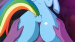  2016 ambiguous_gender animated audience butt equine erection fantasyblade feral first_person_view friendship_is_magic group hand_on_butt hooves horse hot_dogging humanoid_penis interspecies male mammal my_little_pony penis pony rainbow_dash_(mlp) 