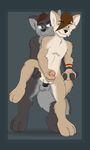  anal anal_penetration canine duo jake_willow lyk male male/male mammal penetration standing thigh_grab wolf 