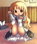  1girl ass blonde_hair blush brown_eyes child female hakkotsu_shitai kirisame_marisa solo touhou 