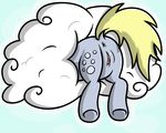  anus butt clitoris cloud derpy_hooves_(mlp) equine female friendship_is_magic mammal my_little_pony pegasus pokefound pussy solo tagme wings yellow_tail 