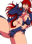  1girl amaha_masane breasts large_breasts milf papepox2 red_hair simple_background solo white_background witchblade 