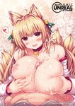  &lt;3 animal_humanoid bell big_breasts blonde_hair breast_squish breasts canine censored collar cover_art cum cum_on_breasts duo erect_nipples erection faceless_male female fox fox_humanoid hair huge_breasts human humanoid male male/female mammal messy multi_tail naoyaxx nipples orgasm penis red_eyes sex titfuck wet 