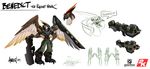  anthro armor avian battleborn benedict bird cybernetics hawk machine male model_sheet official_art simple_background solo text video_games weapon wings 