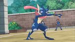  alain_(pokemon) animated animated_gif charizard greninja mega_charizard_x pokemon satoshi_(pokemon) 