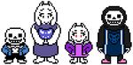  animated_skeleton anthro bone caprine clothed clothing digital_media_(artwork) fur goat hoodie jacket male mammal pixel_(artwork) red_eyes robes sans_(undertale) simple_background skeleton skull slippers smile sprite switchtale toriel undead undertale video_games waffleman white_background white_fur 