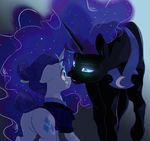  2016 blue_eyes butt clothed clothing cutie_mark duo equine eye_contact female feral friendship_is_magic hair horn kilala97 mammal my_little_pony nightmare_moon_(mlp) rarity_(mlp) slit_pupils unicorn 