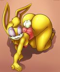  argento big_breasts big_butt breasts bunnie_rabbot butt colored devilish_ghoul female lagomorph mammal rabbit smile solo sonic_(series) 