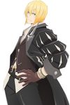  absurdres blonde_hair blue_eyes eizen_(tales) gloves highres male_focus official_art simple_background solo tales_of_(series) tales_of_berseria white_background 