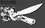  dogs:_bullets_&amp;_carnage dogs_(manga) gun knife luki miwa_shirow noki twins 