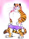 allosaurex-furs disney feline male mammal stripper_tiger_(zootopia) tiger zootopia 