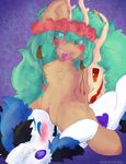  2016 antlers bedroom_eyes biting_tongue blush clitoris cunnilingus cuntboy cuntboy/female cutie_mark digital_media_(artwork) domination duo ear_piercing earth_pony equine eyes_closed facesitting fan_character female female_domination feral flower flower_crown frozen_soul fur hair half-closed_eyes horn horse intersex intersex/female iroxykun licking long_hair male male/female mammal my_little_pony nude oral piercing plant pony pussy seductive sex simple_background skull smile spread_legs spreading tail_mouth teeth tongue tongue_out vaginal white_fur wings 