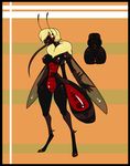  4_arms anthro demonnyuu female hair mosquito multi_arm multi_limb nude pussy solo tagme wings 