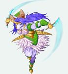  blue_hair furry legend_of_mana long_hair seiken_densetsu sierra sword wolf 