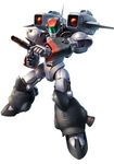  beam_rifle energy_gun ginga_hyouryuu_vifam gun holding holding_weapon joints mecha no_humans realistic science_fiction simple_background solo taedu vifam weapon white_background 