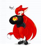  2016 angelthecatgirl anthro big_breasts breasts cat clothed clothing feline female hi_res huge_breasts mammal solo 