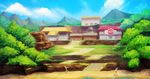  highres kikuyoshi_(tracco) npc_trainer pokemon pokemon_(game) pokemon_center scenery sky swimmer_(pokemon) 