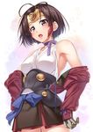  chobipero koutetsujou_no_kabaneri mumei no_bra open_shirt 