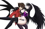  amano_yuuma black_hair breasts fallen_angel high_school_dxd hyoudou_issei large_breasts long_hair raynare 