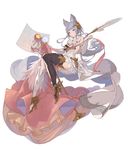  animal_ears ass bangs bare_shoulders between_legs black_legwear blunt_bangs breasts brooch closed_mouth dress elbow_gloves erune feathers fingerless_gloves floating floating_hair frills full_body gloves granblue_fantasy hair_ornament hanarito high_heels highres holding jewelry korwa long_hair looking_at_viewer mismatched_legwear quill ribbon silver_eyes silver_hair simple_background sitting small_breasts smile solo thighhighs thighlet white_background 