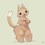  anthro black_eyes breasts clothing covered_nipples feline female fur goo_(razy) mammal nude open_mouth razy signature simple_background snot solo standing thick_thighs wide_hips 