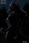  copyright_request dark furry long_hair night nipples nude wolf yukaran_nosuke 