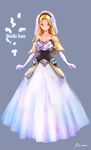  armor bad_id bad_pixiv_id bare_shoulders bibiko blonde_hair blue_eyes breastplate dress elbow_gloves feathers flower gloves grey_background league_of_legends luxanna_crownguard simple_background solo veil wedding_dress 
