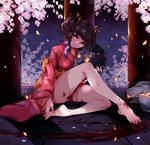  alicecrazy blood feet guro kimono koutetsujou_no_kabaneri mumei nopan 