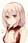  blonde_hair breasts center_opening cleavage guilty_crown hair_ornament hairclip highres long_hair looking_at_viewer pink_hair red_eyes rikoma sketch small_breasts solo twintails yuzuriha_inori 