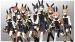  :&gt; akita_toushirou alternate_costume animal_ears armor atsushi_toushirou bad_id bad_pixiv_id black_gloves black_hair black_legwear blonde_hair blue_eyes brown_eyes brown_hair bunny_boy bunny_ears bunny_tail cape closed_eyes crossdressing dress glasses gloves gokotai gotou_toushirou green_eyes grey_eyes hair_over_one_eye hakata_toushirou hirano_toushirou japanese_armor kneehighs legwear_under_shorts maeda_toushirou male_focus midare_toushirou multiple_boys necktie open_mouth otoko_no_ko pantyhose pantyhose_under_shorts pink_hair red-framed_eyewear red_hair running shinano_toushirou shorts shoulder_armor silver_hair smile sode tail thighhighs tobacco_(tabakokobata) touken_ranbu walking white_legwear yagen_toushirou 