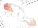  breasts commentary_request fire flame flying goma_(gomasamune) nipples no_humans original smoke what 