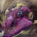  2014 alien animal_humanoid beast_wars cybertronian digital_media_(artwork) dinosaur humanoid living_machine machine megatron_(beast_wars) open_mouth predacon red_eyes reptile robot scalie simple_background solo teeth theropod transformers tyrannosaurid tyrannosaurus tyrannosaurus_rex x1000mg 