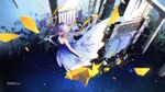  dress gray_hair jpeg_artifacts long_hair ribbons space swd3e2 vocaloid watermark xingchen 