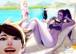  :d abig33 absurdres arm_behind_head arm_up armpits artist_name ass bangs beach_umbrella bikini black_bikini black_hair blonde_hair blue_eyes blurry breasts brown_eyes brown_hair casual_one-piece_swimsuit chair closed_mouth copyright_name cross-laced_clothes crossed_legs cup d.va_(overwatch) day depth_of_field drink drinking_glass expressionless eyewear_removed fence from_behind from_side grass hair_pulled_back hand_on_own_head hand_up happy high_ponytail highleg highleg_swimsuit highres holding holding_arm holding_eyewear knees_up kotori_photobomb leaning_back legs lips logo long_hair looking_at_viewer looking_back lounge_chair medium_breasts mercy_(overwatch) mountain multiple_girls navel o-ring o-ring_bikini o-ring_top one-piece_swimsuit one-piece_thong open_mouth overwatch parted_lips photobomb ponytail pool poolside purple_bikini purple_hair purple_skin red_bikini shade shadow short_hair sitting sky smile soaking_feet spiked_hair standing stretch sunglasses swept_bangs swimsuit table teeth towel towel_on_head tracer_(overwatch) umbrella water white_towel widowmaker_(overwatch) yellow_eyes 
