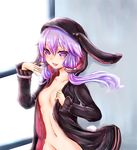  :d animal_hood artist_name blush bunny_hood collarbone groin hair_tubes hood hoodie kisara_(xxkisaraxx) long_hair long_sleeves looking_at_viewer low_twintails midriff navel no_bra open_clothes open_hoodie open_mouth out-of-frame_censoring purple_eyes purple_hair smile solo stomach twintails vocaloid voiceroid yuzuki_yukari 