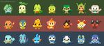  animated_gif beak beaver bird bruno_moraes bulbasaur cat charmander chespin chikorita chimchar crocodile crocodilian cyndaquil dragon fangs fennekin fire flame fox froakie frog gecko gen_1_pokemon gen_2_pokemon gen_3_pokemon gen_4_pokemon gen_5_pokemon gen_6_pokemon gen_7_pokemon hedgehog litten monkey mudkip no_humans oshawott owl penguin pig piplup pixel_art pokemon pokemon_(creature) pokemon_(game) pokemon_bw pokemon_dppt pokemon_gsc pokemon_rgby pokemon_rse pokemon_sm pokemon_xy popplio rowlet sea_lion snivy squirtle tail tepig torchic totodile treecko turtle turtwig wings 