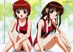  dnangel harada_riku harada_risa swimsuit twins 