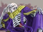  ainz_ooal_gown artist_request jewelry overlord_(maruyama) ring robe skeleton solo undead 