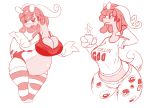  2018 3_fingers antennae anthro belly beverage big_breasts bra breasts cleavage clothed clothing coffee dragon eyelashes fan_character fangs female goo_hair goodra gumdrop_(retro_parasite) half-closed_eyes legwear long_neck looking_down midriff multiple_poses nintendo open_mouth pajamas panties pok&eacute;mon pok&eacute;mon_(species) pose retro_parasite shirt slightly_chubby socks solo standing striped_legwear striped_socks stripes thick_thighs thigh_highs underwear video_games wide_hips 