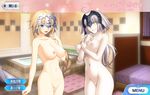  breasts censored fate/grand_order fate_(series) jeanne_alter mosaic_censoring multiple_girls navel nipples nude ruler_(fate/apocrypha) 