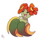  animated_gif bellossom closed_eyes dancing full_body gen_2_pokemon lowres no_humans open_mouth pokemon pokemon_(creature) simple_background solo tamarinfrog watermark white_background 