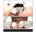  1girl couple fairy_tail family gajeel_redfox levy_mcgarden rusky 