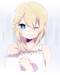  blonde_hair kingdom_hearts long_hair namine solo wink 