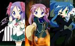  cosplay darker_than_black hiiragi_kagami hiiragi_tsukasa idolmaster idolmaster_xenoglossia izumi_konata kaze_no_stigma lucky_star parody 