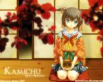  blush japanese_clothes kamichu kamichu! kimono short_hair wallpaper 
