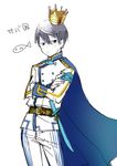  1boy cape crown free! male_focus nanase_haruka_(free!) 