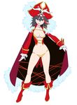  bad_id bad_pixiv_id black_hair boots breasts cleavage coat company_connection cosplay fur_trim gloves hat kill_la_kill lalaco_godspeed lalaco_godspeed_(cosplay) life_fiber matoi_ryuuko medium_breasts multicolored_hair navel o-nashi_neko pirate_hat revealing_clothes senketsu short_hair solo streaked_hair trigger_(company) two-tone_hair uchuu_patrol_luluco 