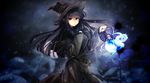  black black_hair hat toudou_charo utau witch_hat 