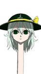  creepy empty_eyes hat komeiji_koishi long_neck yagi10 