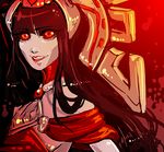  ambra battleborn black_hair long_hair priestess red_eyes solo white_skin 